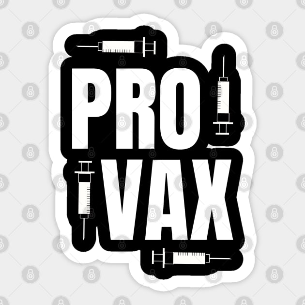 PRO VAX Sticker by TJWDraws